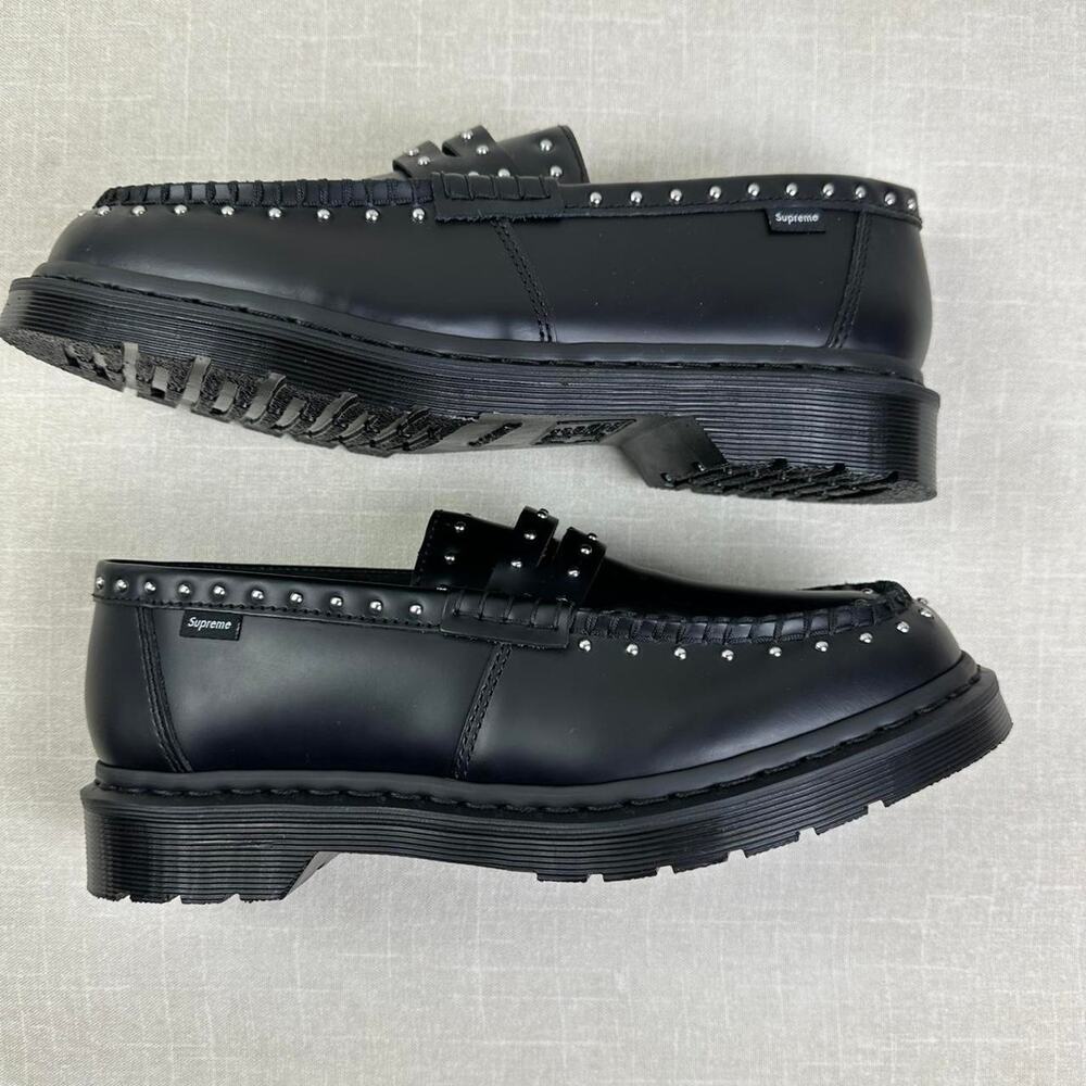 🖤 Supreme x Dr. Martens Studded Penton Loafer "Black" 8W - Picture 3 of 6